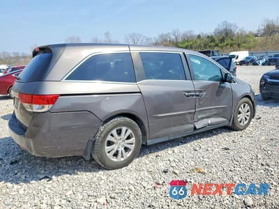 Trzecie zdjęcie samochodu z tyłu: 2016 HONDA ODYSSEY EXL VIN:5FNRL5H68GB145531 - miniatura