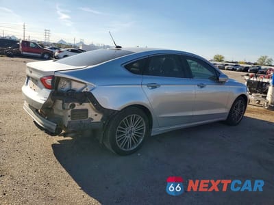 Trzecie zdjęcie samochodu z tyłu: 2015 FORD FUSION SE VIN:3FA6P0H91FR161187 - miniatura