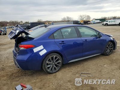Trzecie zdjęcie samochodu z tyłu: 2021 TOYOTA COROLLA SE VIN:5YFP4MCE2MP087848 - miniatura