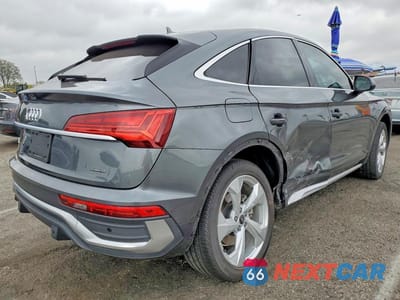 Trzecie zdjęcie samochodu z tyłu: 2021 AUDI Q5 SPORTBACK PREMIUM PLUS VIN:WA15AAFY6M2126180 - miniatura