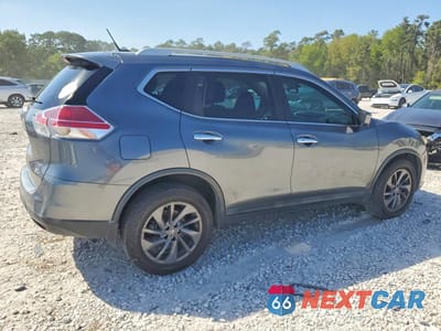Trzecie zdjęcie samochodu z tyłu: 2016 NISSAN ROGUE SL VIN:5N1AT2MT0GC790741 - miniatura