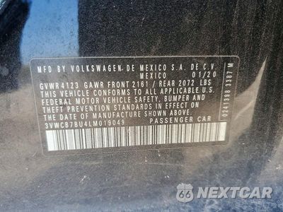 Zdjęcie 12 z 12 samochodu: 2020 VOLKSWAGEN JETTA S VIN:3VWCB7BU4LM019049 - miniatura