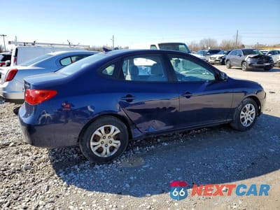 Trzecie zdjęcie samochodu z tyłu: 2010 HYUNDAI ELANTRA VIN:KMHDU4AD8AU866095 - miniatura
