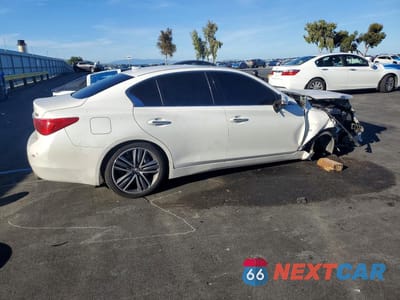 Trzecie zdjęcie samochodu z tyłu: 2014 INFINITI Q50 SPORT VIN:JN1BV7AP5EM692757 - miniatura