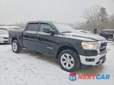 Czwarte zdjęcie samochodu z boku: 2023 RAM 1500 BIG HORN VIN:1C6RRFFG4PN538161 - miniatura