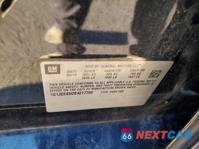 Zdjęcie 13 z 13 samochodu: 2014 CHEVROLET SONIC LT VIN:1G1JC6SH2E4217799 - miniatura