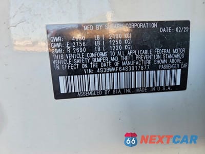 Zdjęcie 13 z 13 samochodu: 2025 SUBARU LEGACY PREMIUM VIN:4S3BWAF64S3017877 - miniatura