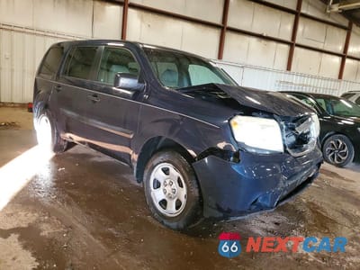 Czwarte zdjęcie samochodu z boku: 2012 HONDA PILOT LX VIN:5FNYF4H29CB035298 - miniatura