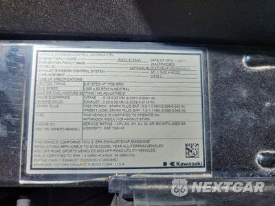 Zdjęcie 10 z 10 samochodu: 2018 KAWASAKI KAF820 UTILITY VEHICLE VIN:JKBAFSC12JB509893 - miniatura