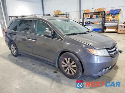 Czwarte zdjęcie samochodu z boku: 2014 HONDA ODYSSEY EXL VIN:5FNRL5H60EB021766 - miniatura