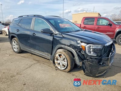 Czwarte zdjęcie samochodu z boku: 2022 GMC TERRAIN SLE VIN:3GKALMEV1NL256055 - miniatura
