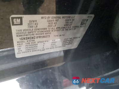 Zdjęcie 12 z 12 samochodu: 2015 CHEVROLET TAHOE K1500 LTZ VIN:1GNSKCKC1FR186073 - miniatura