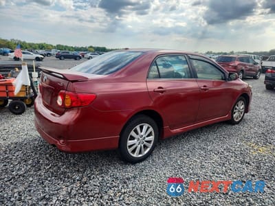 Trzecie zdjęcie samochodu z tyłu: 2009 TOYOTA COROLLA S VIN:2T1BU40E99C044131 - miniatura