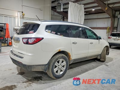 Trzecie zdjęcie samochodu z tyłu: 2014 CHEVROLET TRAVERSE LT VIN:1GNKVHKD1EJ190120 - miniatura