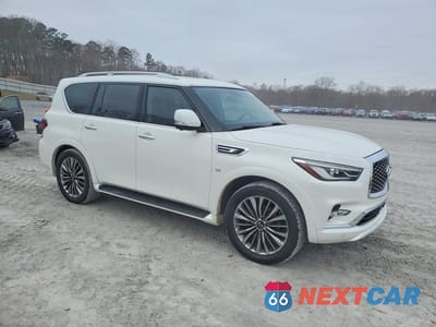 Czwarte zdjęcie samochodu z boku: 2018 INFINITI QX80 BASE VIN:JN8AZ2NF9J9664897 - miniatura