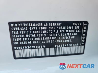 Zdjęcie 13 z 14 samochodu: 2023 VOLKSWAGEN GTI SE VIN:WVW3A7CD1PW166570 - miniatura