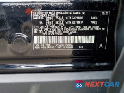 Zdjęcie 12 z 12 samochodu: 2020 TOYOTA RAV4 LE VIN:2T3F1RFV9LC096906 - miniatura