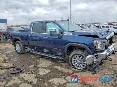 Czwarte zdjęcie samochodu z boku: 2020 GMC SIERRA K2500 SLT VIN:1GT49NEY1LF138800 - miniatura