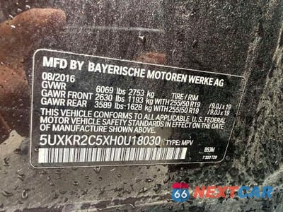Zdjęcie 11 z 11 samochodu: 2017 BMW X5 SDRIVE35I VIN:5UXKR2C5XH0U18030 - miniatura