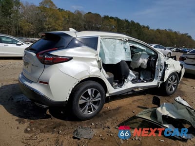 Trzecie zdjęcie samochodu z tyłu: 2022 NISSAN MURANO SV VIN:5N1AZ2BS5NC127252 - miniatura
