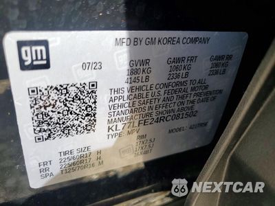 Zdjęcie 13 z 14 samochodu: 2024 CHEVROLET TRAX LS VIN:KL77LFE24RC081502 - miniatura