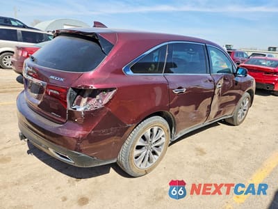 Trzecie zdjęcie samochodu z tyłu: 2014 ACURA MDX TECHNOLOGY VIN:5FRYD4H46EB028334 - miniatura