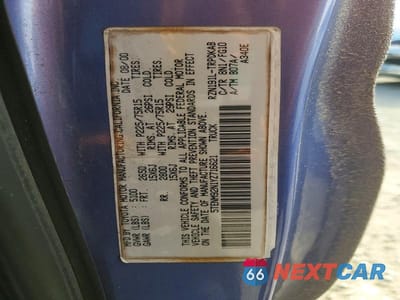 Zdjęcie 13 z 13 samochodu: 2000 TOYOTA TACOMA PRERUNNER VIN:5TENM92N1YZ716621 - miniatura
