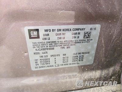 Zdjęcie 13 z 13 samochodu: 2015 BUICK ENCORE VIN:KL4CJASB2FB165568 - miniatura