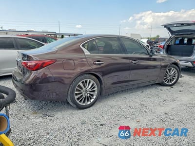 Trzecie zdjęcie samochodu z tyłu: 2020 INFINITI Q50 3.0T LUXE VIN:JN1EV7AP0LM200498 - miniatura