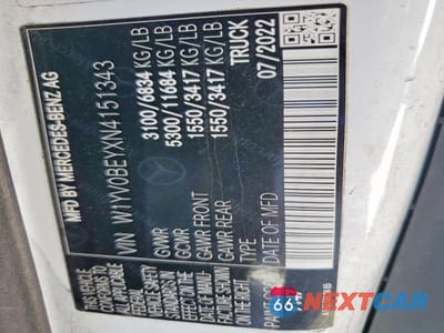 Zdjęcie 13 z 13 samochodu: 2022 MERCEDES-BENZ METRIS VIN:W1YV0BEYXN4151343 - miniatura