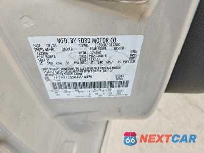 Zdjęcie 12 z 12 samochodu: 2006 FORD F150 VIN:1FTPX12526FA10379 - miniatura