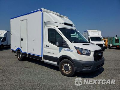 Czwarte zdjęcie samochodu z boku: 2020 FORD TRANSIT DELIVERY TRUCK VIN:1FDBW5Z86LKA83399 - miniatura