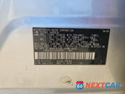 Zdjęcie 13 z 13 samochodu: 2006 TOYOTA RAV4 BASE VIN:JTMZD33V165029037 - miniatura