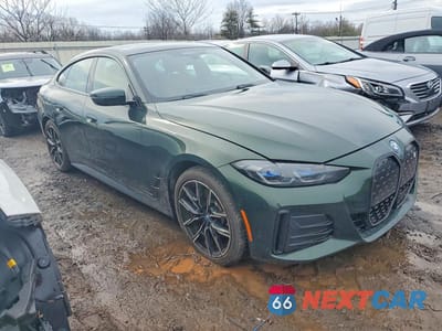 Czwarte zdjęcie samochodu z boku: 2022 BMW I4 EDRIVE 40 VIN:WBY73AW04NFN17369 - miniatura