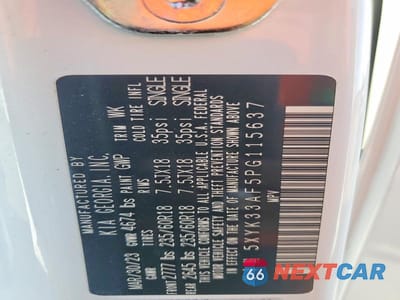 Zdjęcie 13 z 13 samochodu: 2023 KIA SPORTAGE EX VIN:5XYK33AF5PG115637 - miniatura
