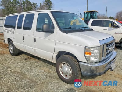 Czwarte zdjęcie samochodu z boku: 2014 FORD ECONOLINE E350 SUPER DUTY WAGON VIN:1FBNE3BL9EDA97686 - miniatura
