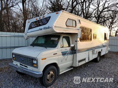 Drugie zdjęcie samochodu z przodu: 1991 FORD ECONOLINE E350 CUTAWAY VAN VIN:1FDKE30G2MHA88495 - miniatura