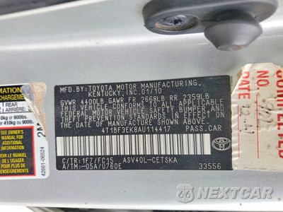 Zdjęcie 13 z 14 samochodu: 2010 TOYOTA CAMRY SE VIN:4T1BF3EK8AU114417 - miniatura