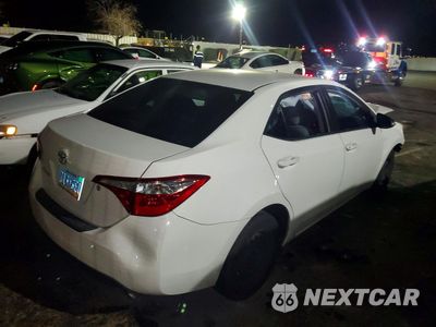 Trzecie zdjęcie samochodu z tyłu: 2014 TOYOTA COROLLA L VIN:5YFBURHE0EP148003 - miniatura