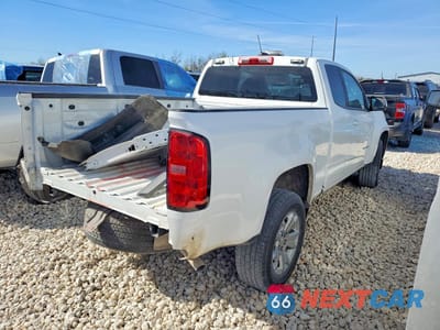 Trzecie zdjęcie samochodu z tyłu: 2022 CHEVROLET COLORADO LT VIN:1GCHSCEA5N1248875 - miniatura