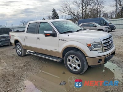 Czwarte zdjęcie samochodu z boku: 2013 FORD F150 SUPERCREW VIN:1FTFW1ET9DKD22504 - miniatura