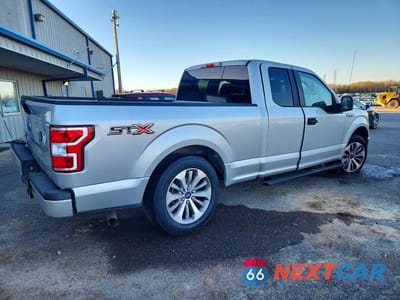 Trzecie zdjęcie samochodu z tyłu: 2018 FORD F150 SUPER CAB VIN:1FTEX1CP0JKE34408 - miniatura