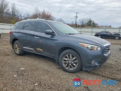 Czwarte zdjęcie samochodu z boku: 2014 INFINITI QX60 BASE VIN:5N1AL0MM0EC522069 - miniatura