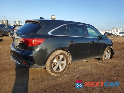 Trzecie zdjęcie samochodu z tyłu: 2016 ACURA MDX VIN:5FRYD3H22GB011414 - miniatura