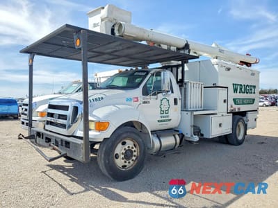 Drugie zdjęcie samochodu z przodu: 2015 FORD F750 SUPER DUTY FORESTRY BUCKET TRUCK VIN:3FRNF7FB7FV643826 - miniatura