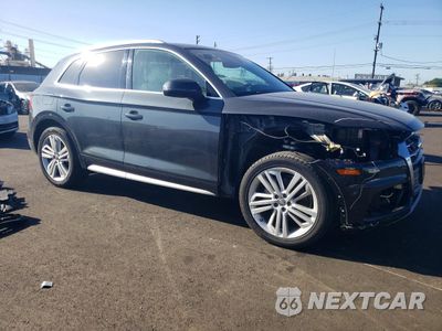Czwarte zdjęcie samochodu z boku: 2019 AUDI Q5 PREMIUM PLUS VIN:WA1BNAFY1K2138502 - miniatura