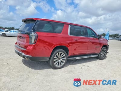 Trzecie zdjęcie samochodu z tyłu: 2025 CHEVROLET SUBURBAN C1500 HIGH COUNTRY VIN:1GNS5GRL7SR213338 - miniatura