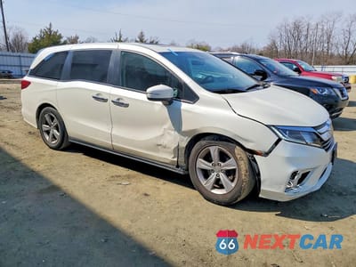 Czwarte zdjęcie samochodu z boku: 2019 HONDA ODYSSEY EXL VIN:5FNRL6H78KB019998 - miniatura