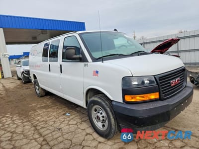 Czwarte zdjęcie samochodu z boku: 2023 GMC SAVANA G3500 VIN:1GTZ7HFP5P1102615 - miniatura