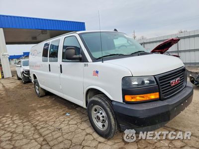 Czwarte zdjęcie samochodu z boku: 2023 GMC SAVANA G3500 VIN:1GTZ7HFP5P1102615 - miniatura